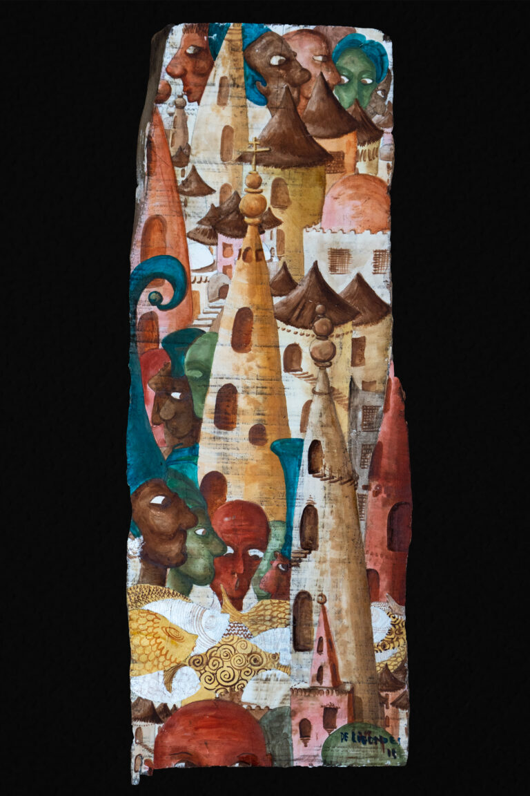 Coucou, je veux monter. Huile sur bois 72x28 2011