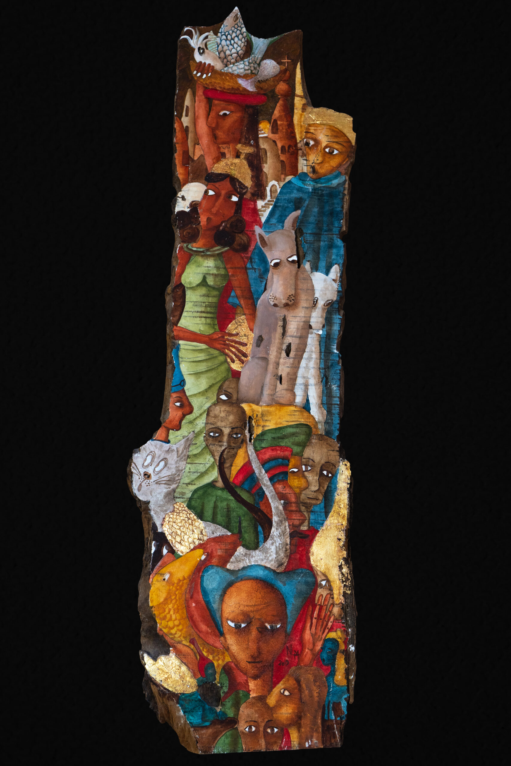 A troupe of acrobats' crib to slip into a suitcase